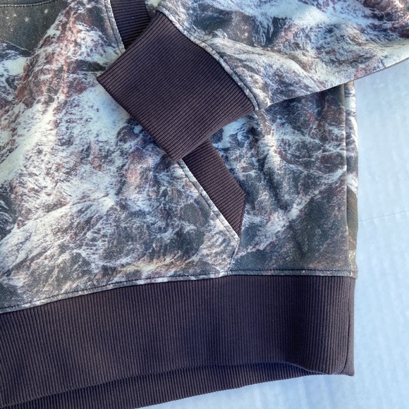 New GUESS Roy Fleece Space Gray Hoodie SZ XS - Picture 8 of 8